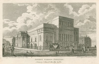 Covent Garden Theatre, Westminster, London by Robert Blemell Schnebbelie