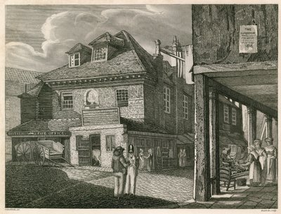 Hungerford Market, near York Buildings, The Strand, London by Robert Blemell Schnebbelie