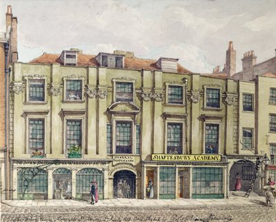 Shaftesbury House, Aldersgate Street, London by Robert Blemell Schnebbelie