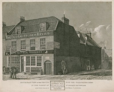 South east view of the Grotto, now the Goldsmith