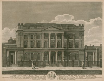 The London Institution for the Advancement of Literature and the Diffusion of Useful and Polite Knowledge by Robert Blemell Schnebbelie
