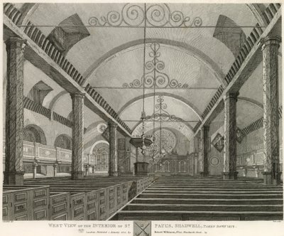 West view of the interior of St Paul
