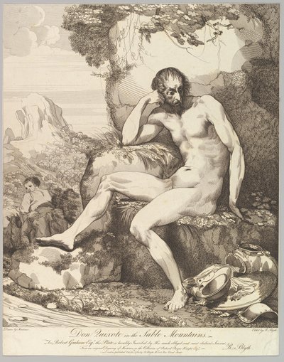Don Quixote in the Sable Mountains by Robert Blyth