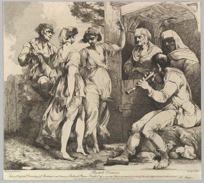 Rustick Dancers, November 9, 1780 by Robert Blyth