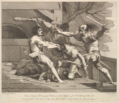 Storming a Banditti Stronghold by Robert Blyth