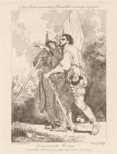 Going Out in the Morning by Robert Blyth, after John Hamilton Mortimer