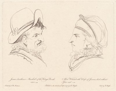James Smithson and Alice Whitworth by Robert Blyth, after John Hamilton Mortimer