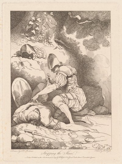 Stripping the Slain by Robert Blyth, after John Hamilton Mortimer