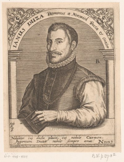 Portrait of Janus Dousa by Robert Boissard