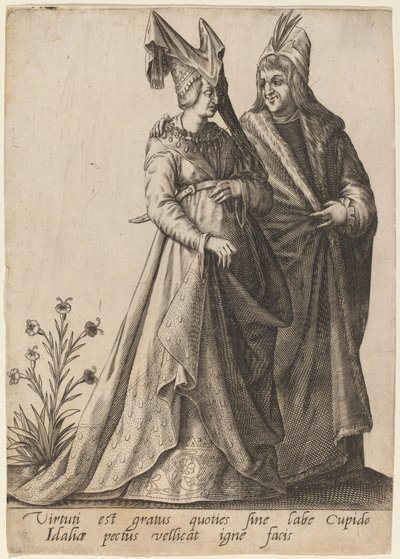 Virtue is pleasing whenever... by Robert Boissard after Jean Jacques Boissard
