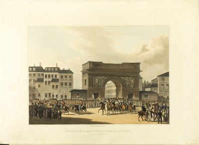 Grand Entry of the Allied Sovereigns Into Paris by Robert Bowyer
