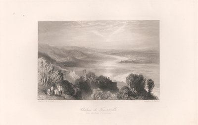 Chateau de Tancarville, with Town of Quilleboeuf by Robert Brandard