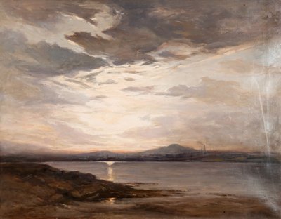 Looking Towards Dundee, Sunset by Robert Buchan Nisbet