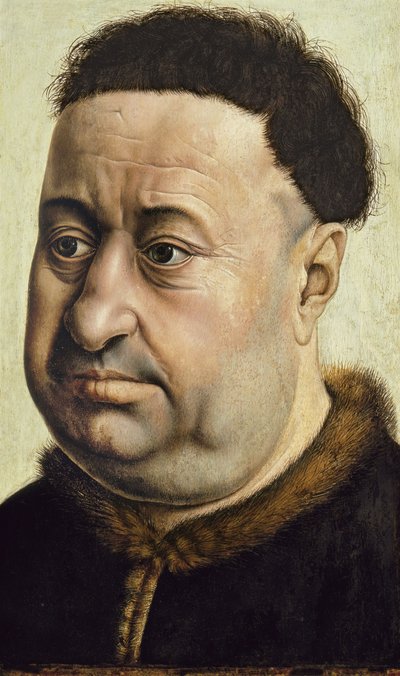 Portrait of a Man Robert de Masmines, c.1425 by Robert Campin