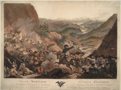 Prince Bagration Leads the Cossacks to Attack in the Alps by Robert Carr Porter