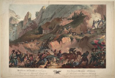 Russian Army Crossing the Devil