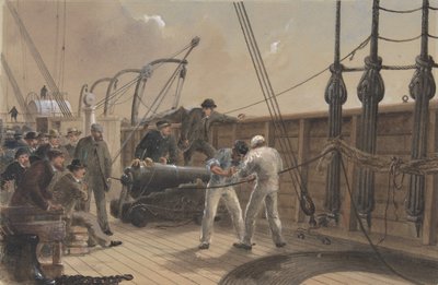 Splicing the Cable after the First Accident on Board the Great Eastern by Robert Charles Dudley