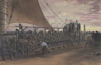 The Paying-out Machinery in the Stern of the Great Eastern by Robert Charles Dudley