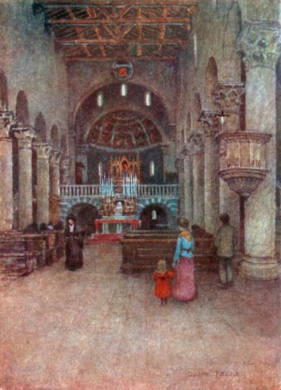 Interior of the Cathedral, Fiesole by Robert Charles Goff
