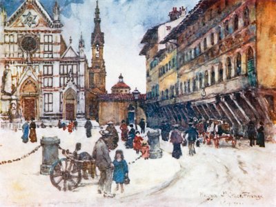 Piazza Santa Croce by Robert Charles Goff