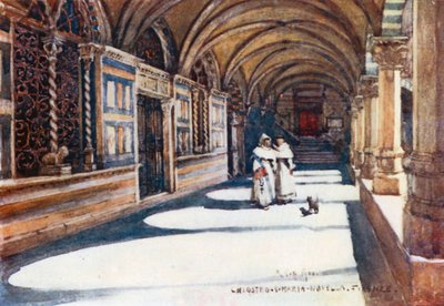 The Green Cloister of Santa Maria Novella by Robert Charles Goff