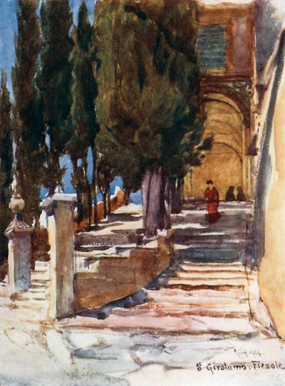 The Steps of the Convent of San Girolamo by Robert Charles Goff