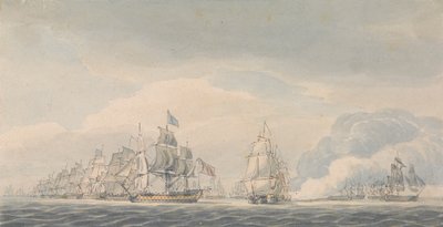 The Battle of Cape St. Vincent by Robert Cleveley