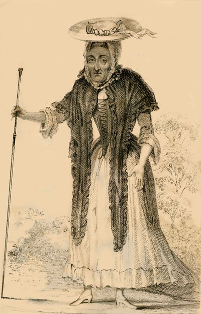 Jane Lewson, Remarkable for Her Age and Peculiarities, 1821 by Robert Cooper