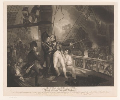 Battle of Trafalgar and Death of Lord Viscount Nelson by Robert Cooper