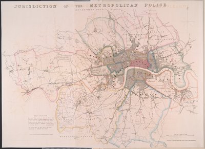 Jurisdiction of the Metropolitan Police by Robert Dawson