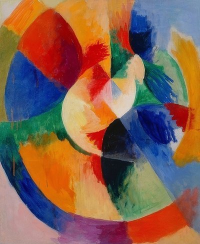 Circular Forms, Sun. 1912/13 by Robert Delaunay
