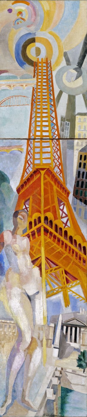 La Ville de Paris, la Femme et la Tour Eiffel by Robert Delaunay