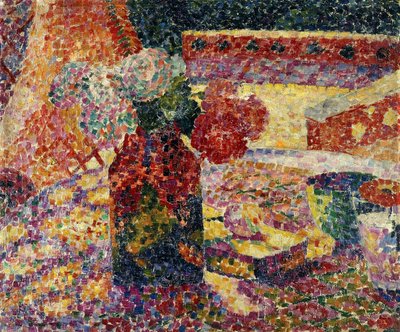 Still Life with Vase of Flowers by Robert Delaunay