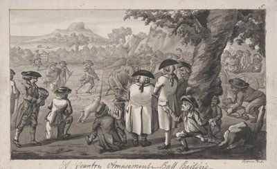 A Country Amusement - Bull Baiting by Robert Dighton