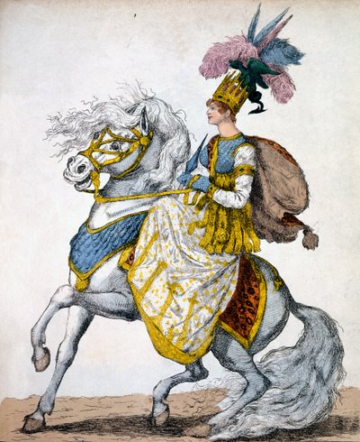 Mrs Johnston in the Melodrama of Timour the Tartar, 1811 by Robert Dighton