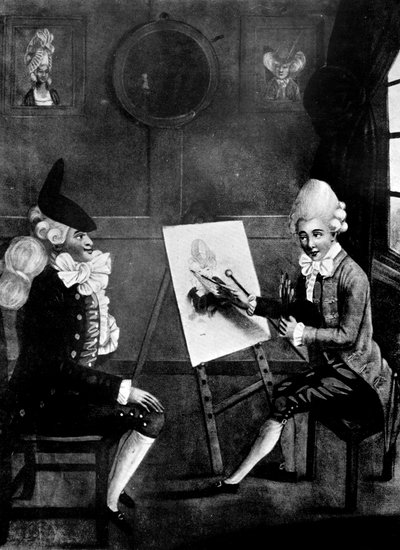 The Macaroni Painter, or Billy Dimple Sitting for His Picture by Robert Dighton