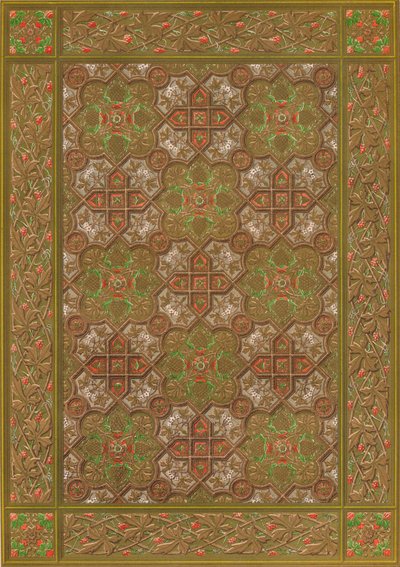 An Embossed Leather Panel by Habenicht, Vienna, 1863 by Robert Dudley