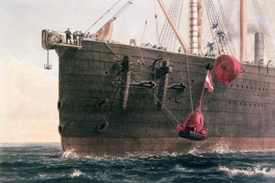 The laying of the transatlantic telegraph cable, August 8th, 1866 by Robert Dudley