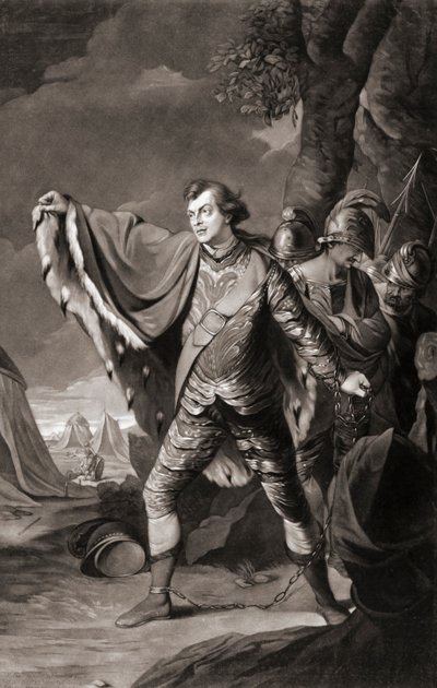 Portrait of English Actor Samuel Reddish by Robert Edge (after) Pine