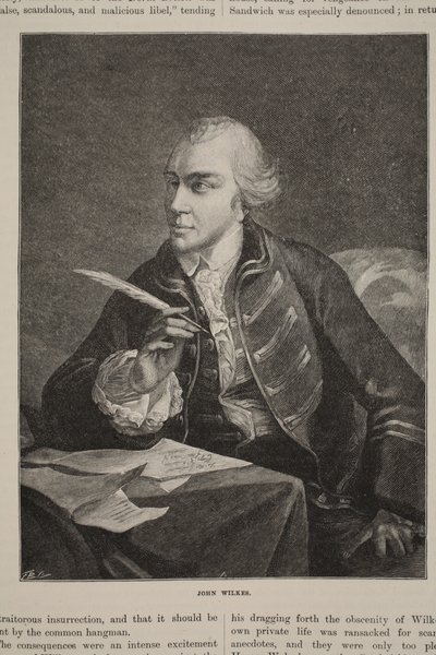 John Wilkes, Illustration from 