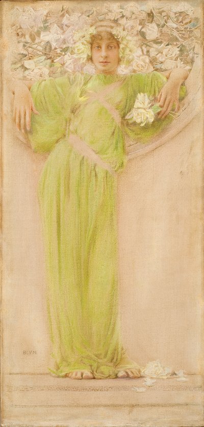 A Garland of Roses (June) by Robert Frederick Blum