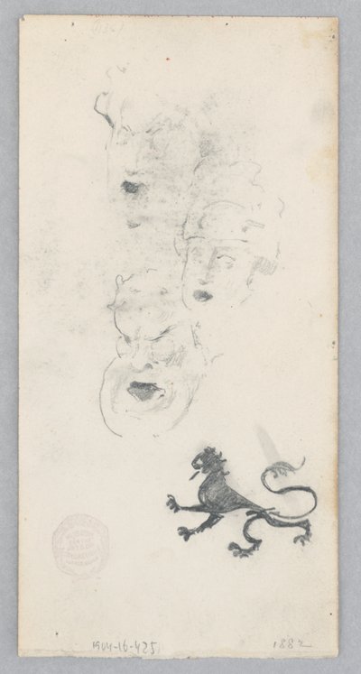 Rampant Lion by Robert Frederick Blum