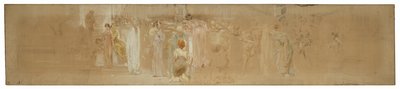 Study for a Procession, "Vintage Festival," Mendelssohn Glee Club, New York, NY by Robert Frederick Blum