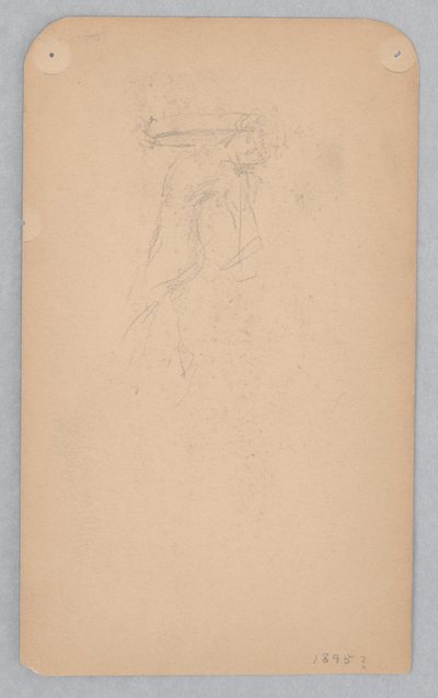 Study for a dancing woman, "Moods to Music," Mendelssohn Glee Club, New York, NY by Robert Frederick Blum