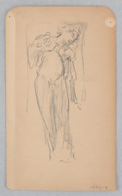 Study for a Dancing Woman, “Moods to Music,” Mendelssohn Glee Club, New York, NY by Robert Frederick Blum