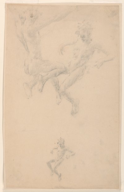 Study for a group, "Vintage Festival," Mendelssohn Glee Club, New York, NY by Robert Frederick Blum