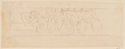 Study for a Procession, “Vintage Festival,” Mendelssohn Glee Club, New York, NY by Robert Frederick Blum