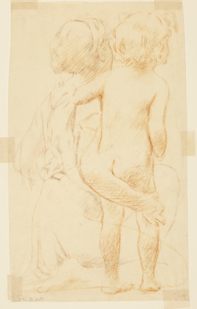 Study for a Seated Woman Holding a Child, 