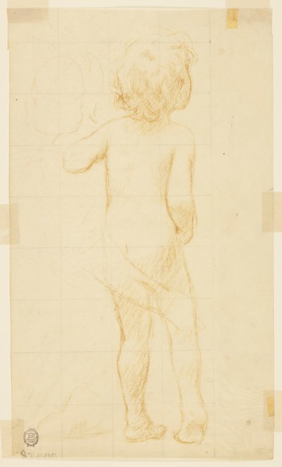 Study for a Standing Child, “Vintage Festival,” Mendelssohn Glee Club, New York, NY by Robert Frederick Blum