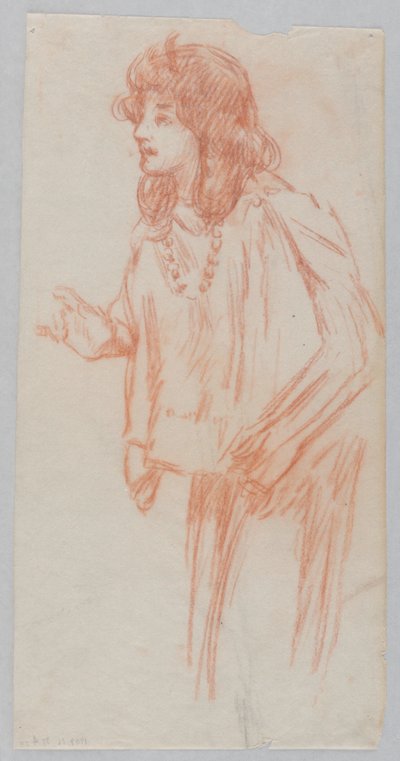 Study for a Woman, "Vintage Festival," Mendelssohn Glee Club, New York, NY by Robert Frederick Blum